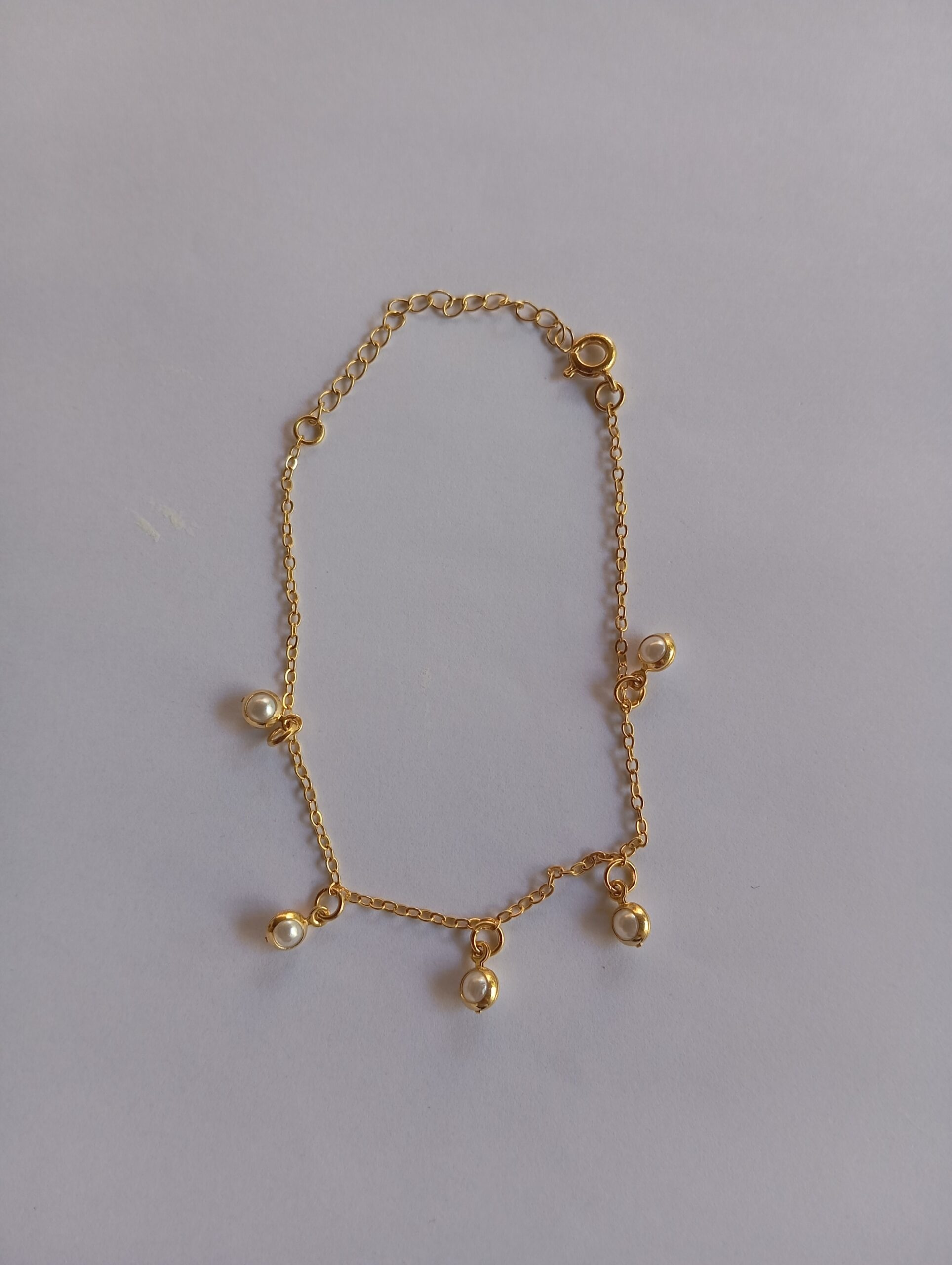 Pulseira Pérola Dourada - Imagem 3